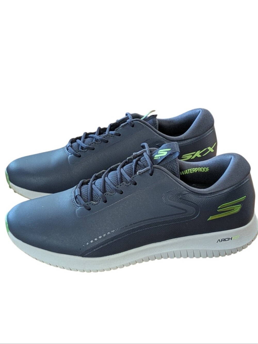 Skechers Go Golf Max 3 Golf Shoes Navy/Lime Waterproof Size 12